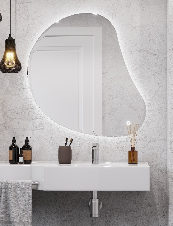 Зеркало Aquaton Венто 101х79 с LED подсветкой