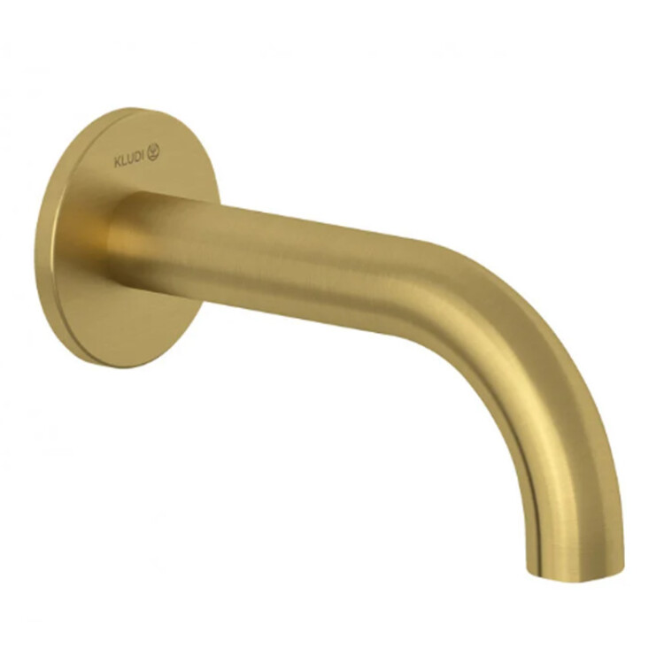 Излив Kludi Bozz 38505N0 для ванны брашированное золото