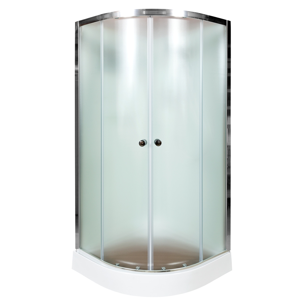 Душевая кабина DTO D08 80х80х208 см, стекло матовое, профиль глянцевый хром