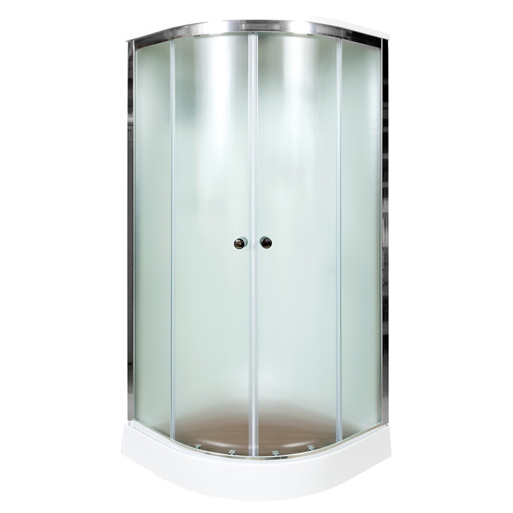 Душевая кабина DTO D08S 80х80х220 см, стекло матовое, профиль глянцевый хром