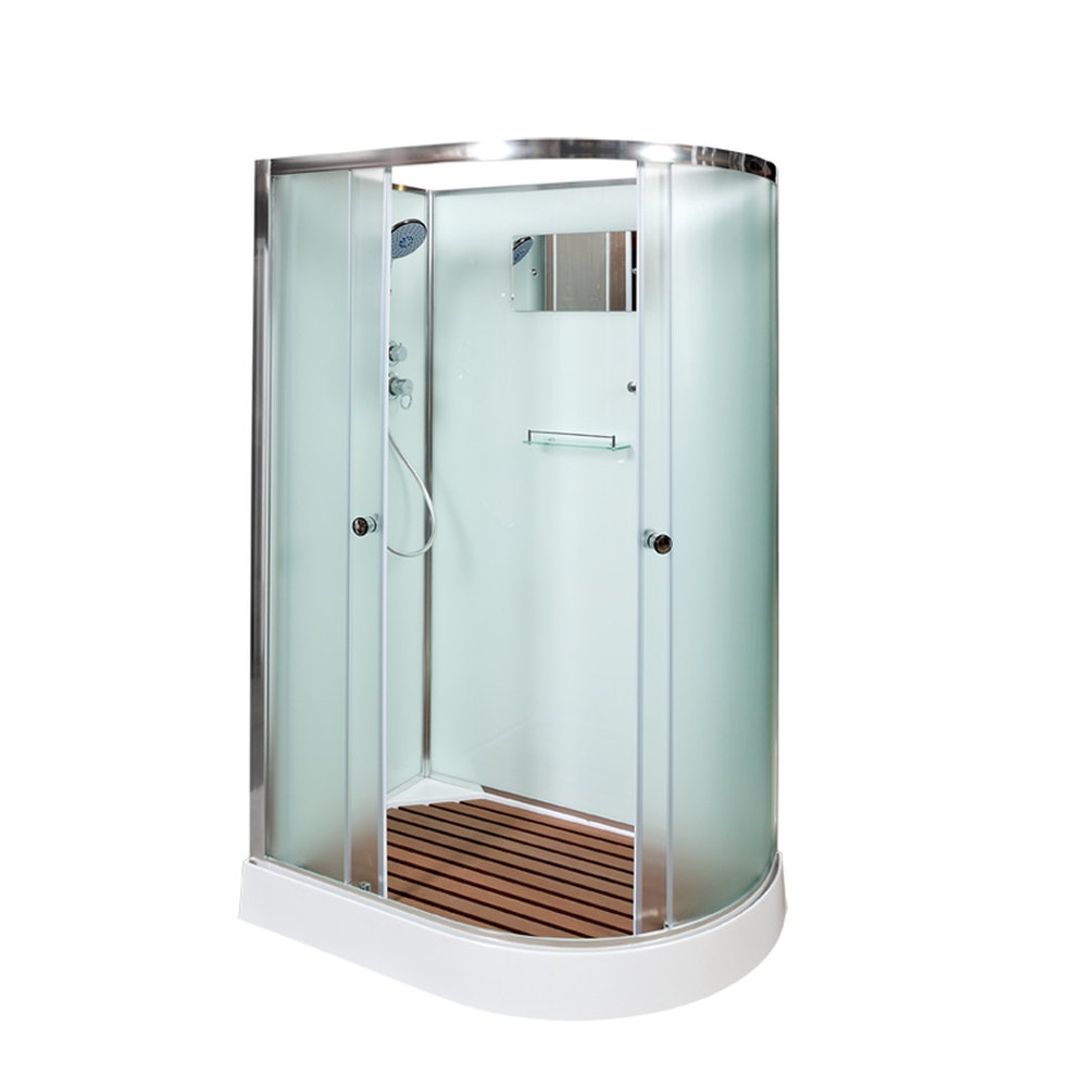 Душевая кабина DTO D102L 120х80х208 см, стекло матовое, профиль глянцевый хром