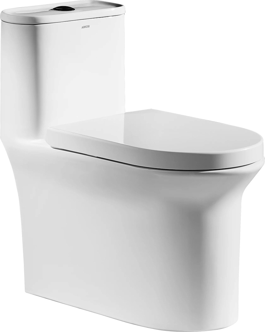 Унитаз-моноблок Arrow AB1802H белый