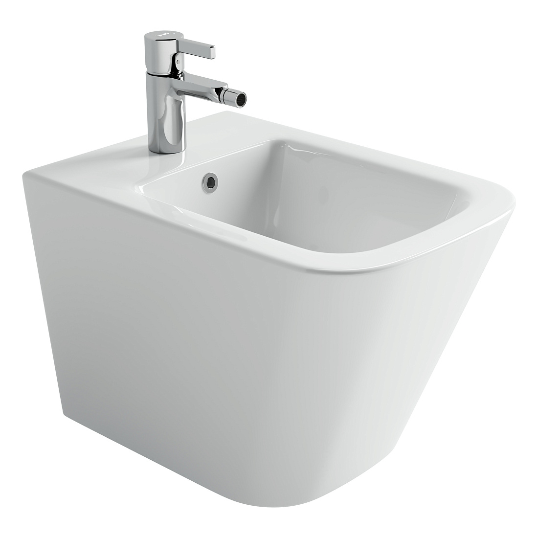 Биде подвесное Ceramicanova Union CN4010 белый