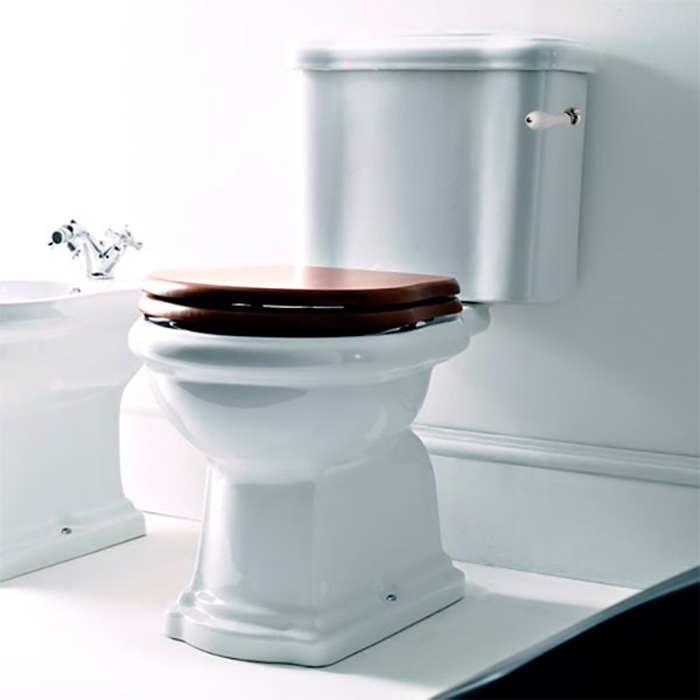 Унитаз-компакт Kerasan Retro 101201/107101 вертикальный выпуск, с боковой ручкой