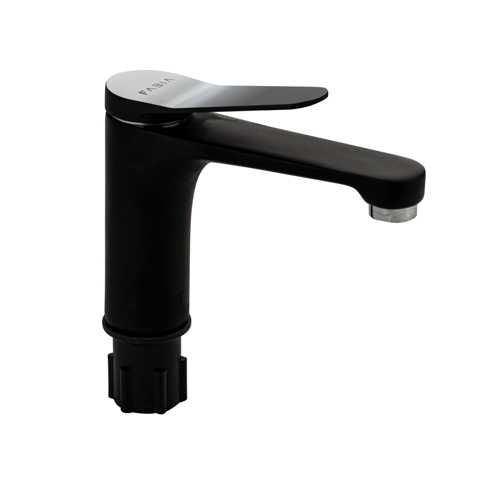 Смеситель для раковины Fabia 9635 черный/хром