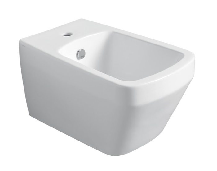 Биде подвесное Simas Baden Baden BB19bi matt*1* с отверстием под смеситель, белый матовый