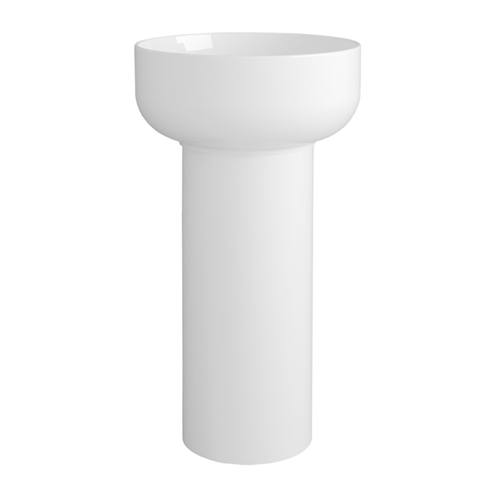 Раковина с пьедесталом Simas Balloon BA01 / CN301 (слив в пол)