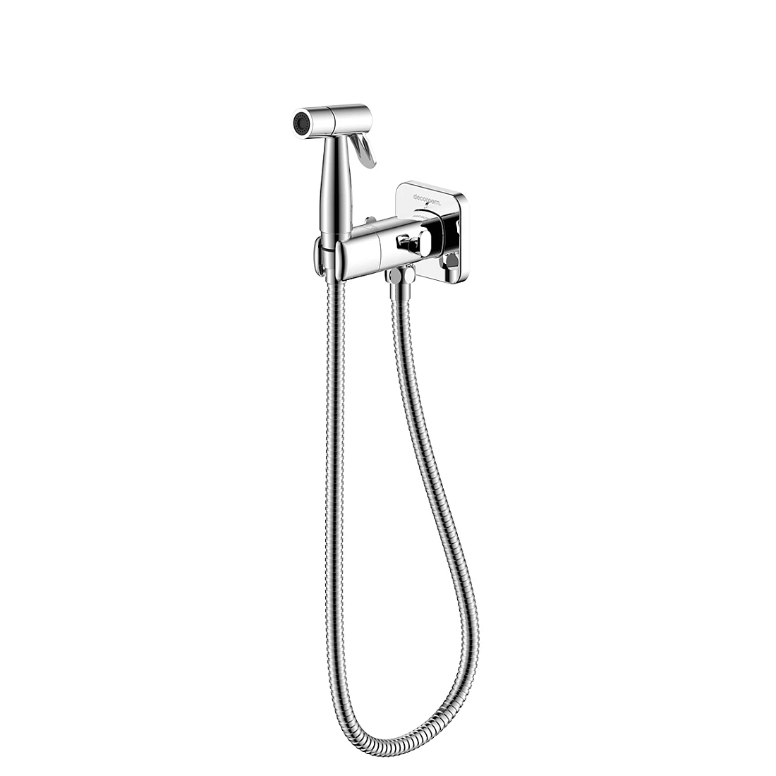 Гигиенический душ Decoroom DR25 DR25063 со смесителем, встраиваемый, хром