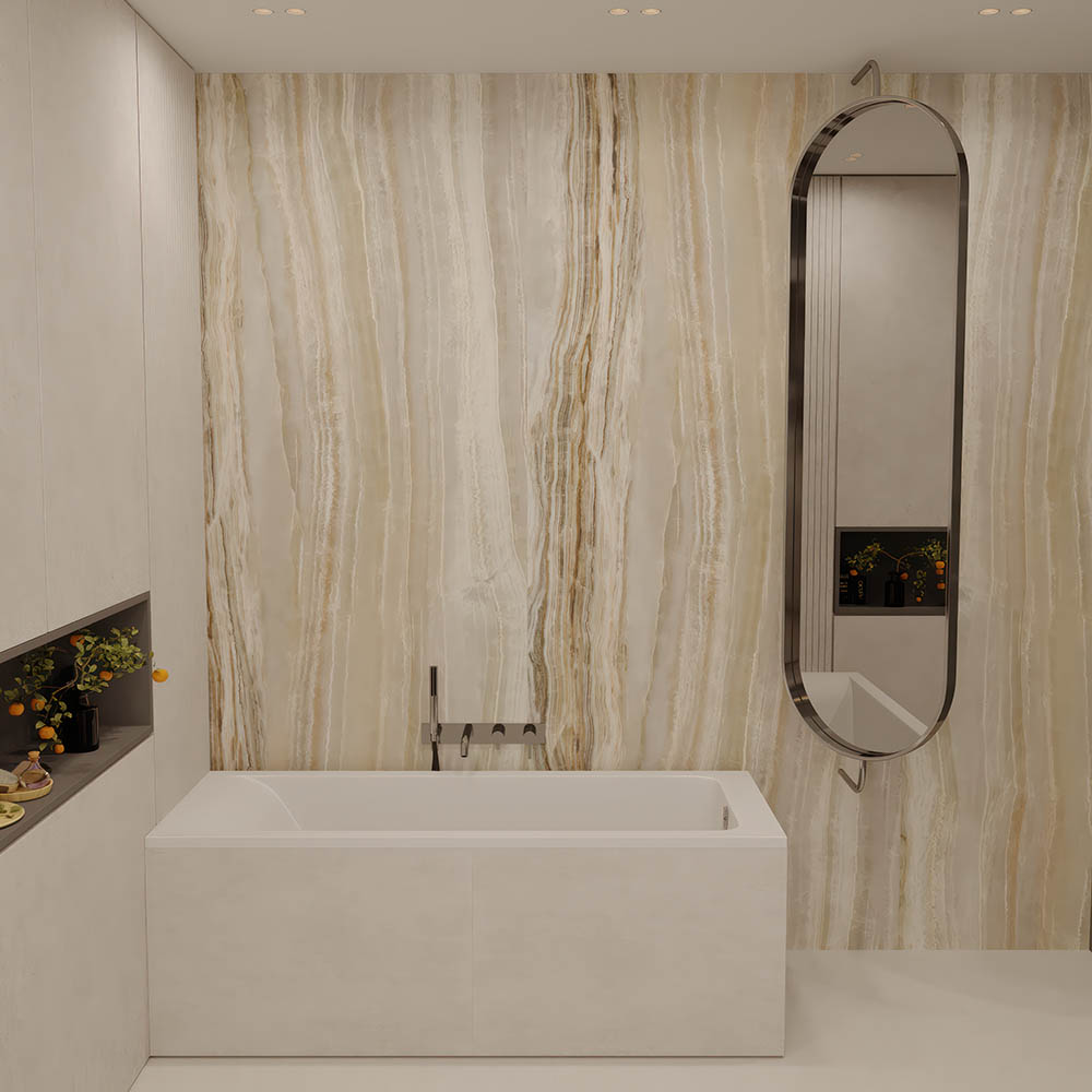 Ванна из искусственного камня Veconi SOLITA 160х70 см, белый глянец