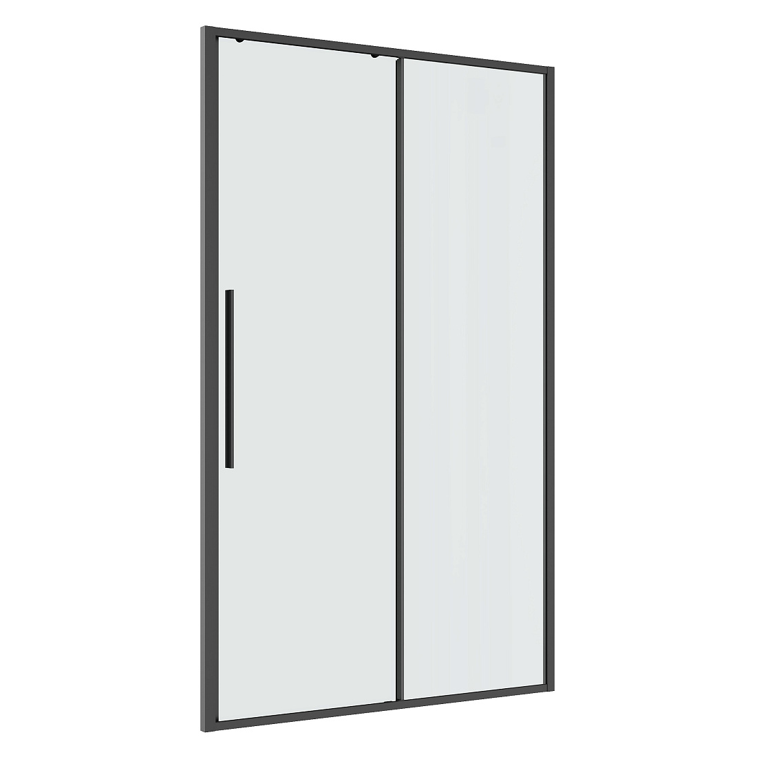 Душевая дверь в нишу Niagara Nova 130х195 см, профиль графит матовый, стекло прозрачное