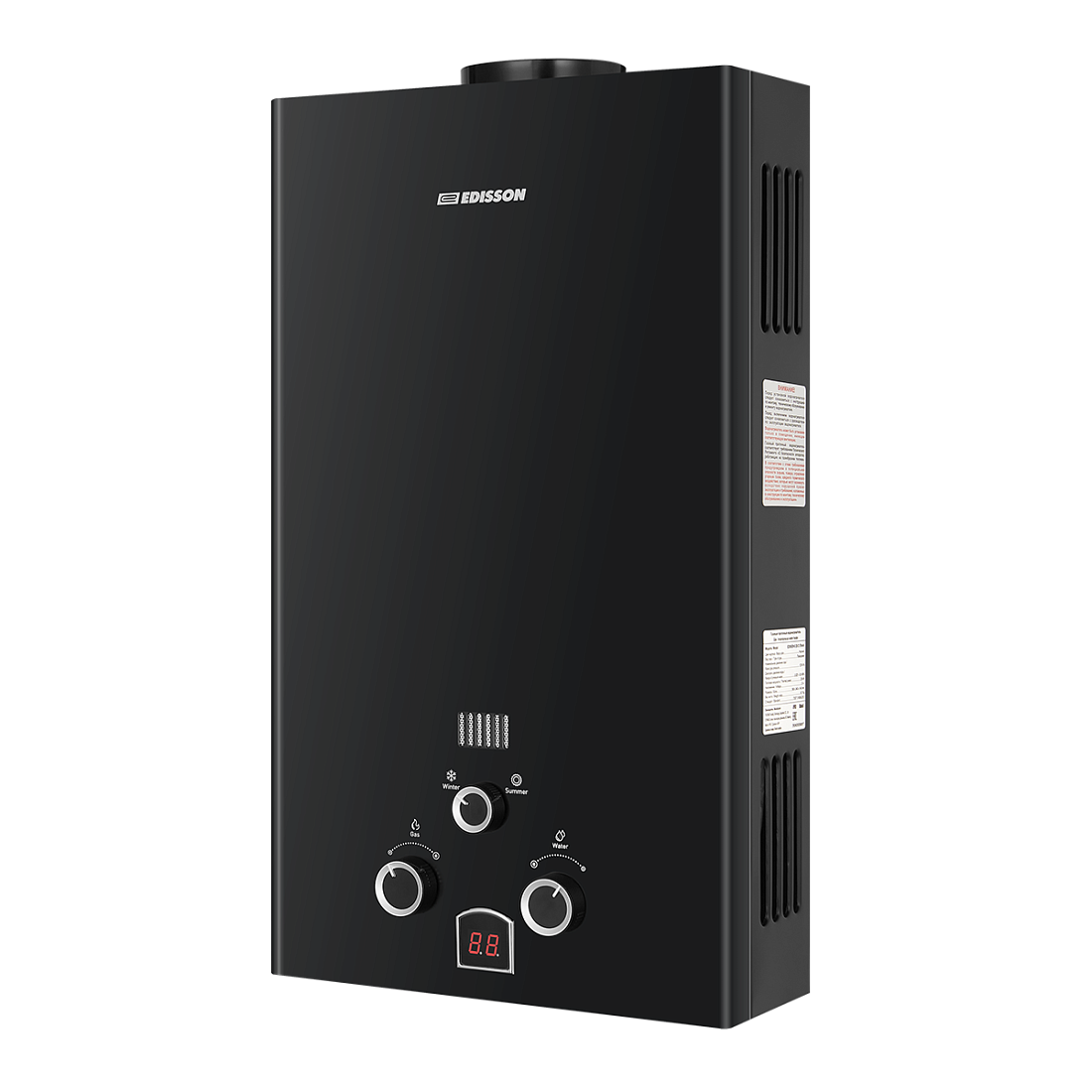 Газовая колонка EDISSON E 20 D (Black)