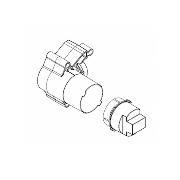 Скрытая часть Almar E134008 для вывода ручного душа