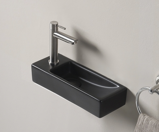Раковина Gid Suspendido Bm9271R подвесная 38х14,5 см, черная матовая