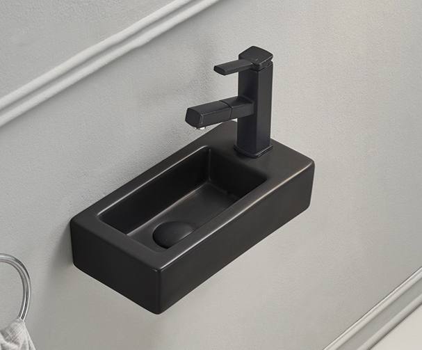 Раковина Gid Suspendido Bm9272L 36,5х18 см, черная матовая