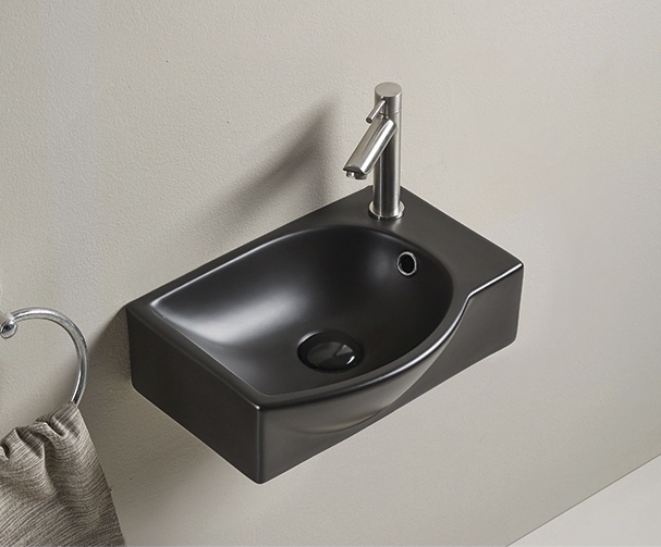 Раковина Gid Suspendido Bm9276L 40,5х28 см, черная матовая