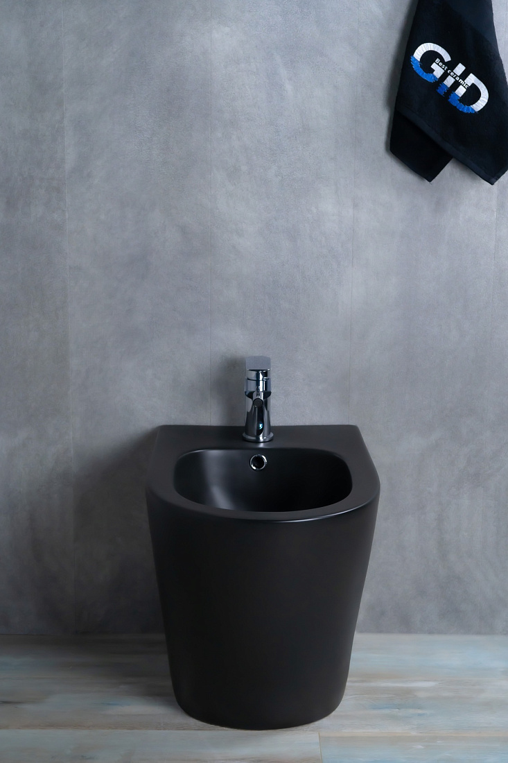 Биде напольное Gid Cortado BDN-30BM черное матовое