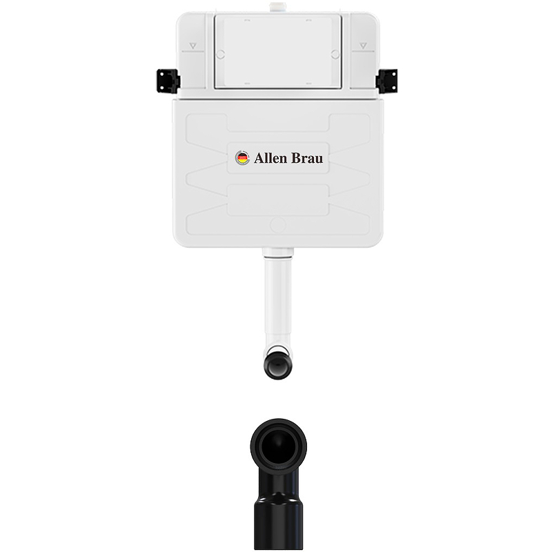 Смывной бачок скрытого монтажа Allen Brau Pneumatic 9.11104.20 без кнопки