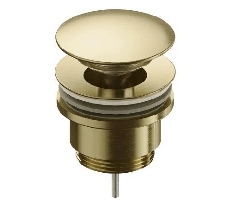 Донный клапан для раковины AQUAme AQM7003BG золото шлифованное