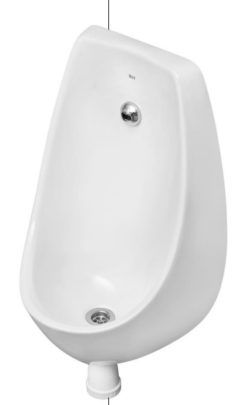 Писсуар Roca Access ZRU9310181 сенсорный, питание от сети, подвод воды сзади