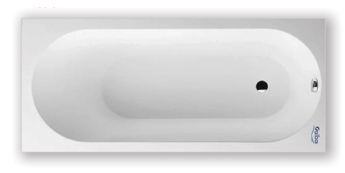Акриловая ванна Alba Spa Supreme 180х80 см, белая глянцевая ВПР041000100