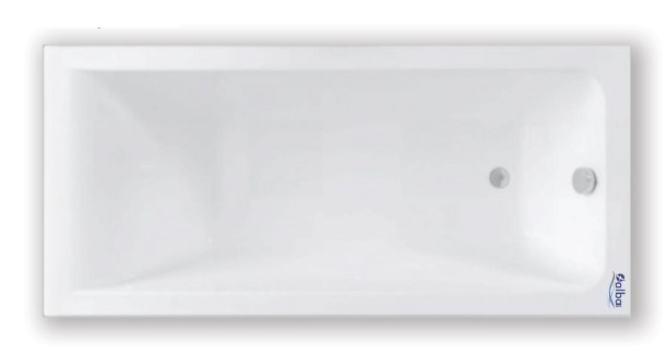 Акриловая ванна Alba Spa Marry 170х70 см, белая глянцевая ВПР0390000100