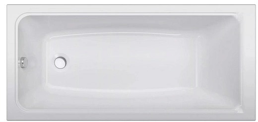 Акриловая ванна Alba Spa Gamma 170х70 см, белая глянцевая ВПР0230200100