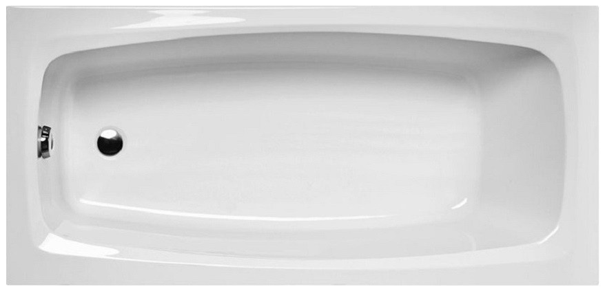 Акриловая ванна Alba Spa Valencia 140х70 см, белая глянцевая ВПР0040000100