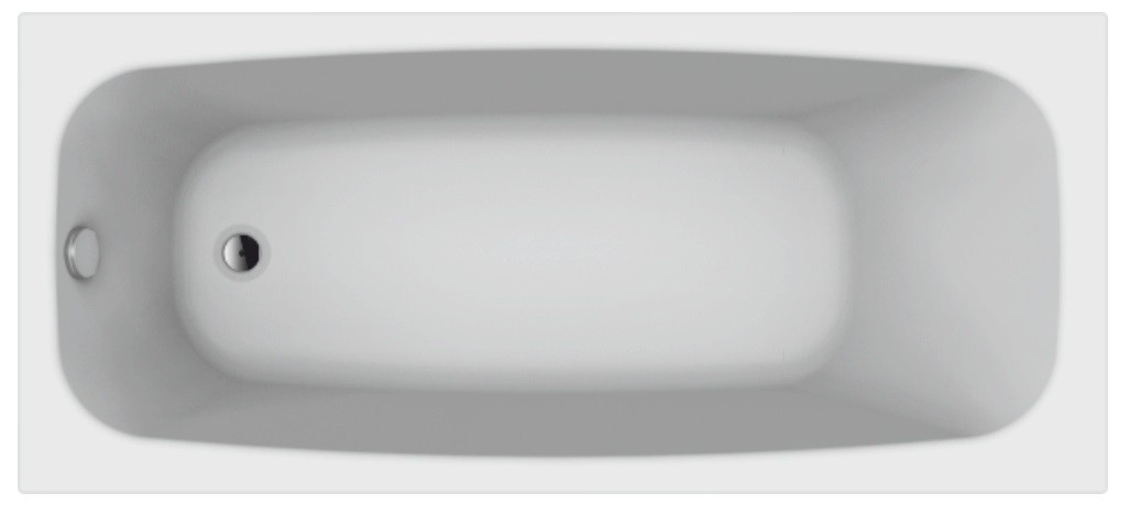 Акриловая ванна Alba Spa Sevilla 160х75 см, белая глянцевая ВПР0150100100
