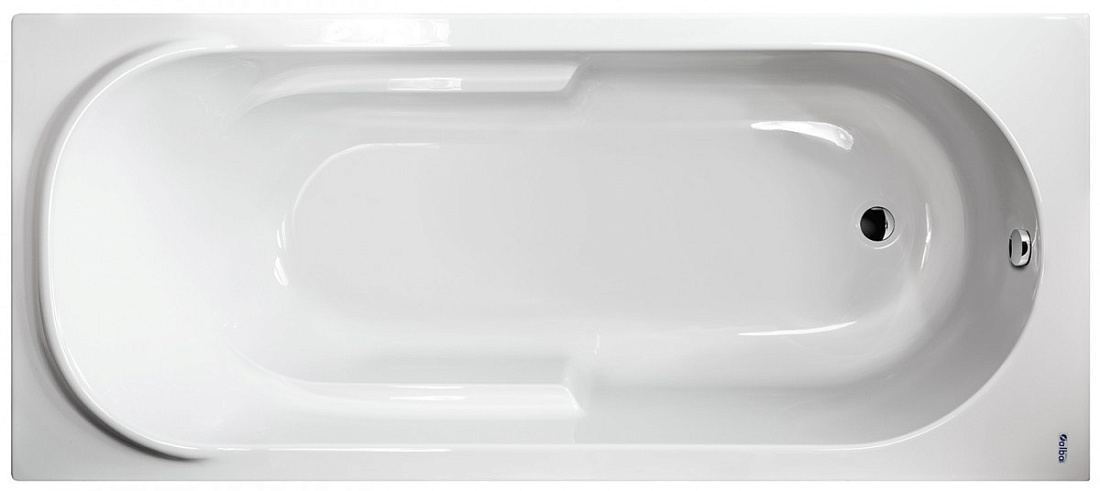 Акриловая ванна Alba Spa Arabella 140х75 см, белая глянцевая ВПР0080000100