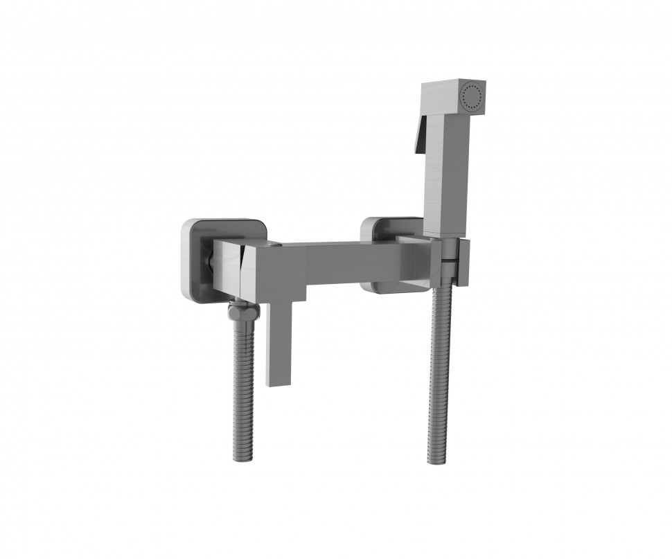 Гигиенический душ CeramaLux DBS/008 оружейная сталь