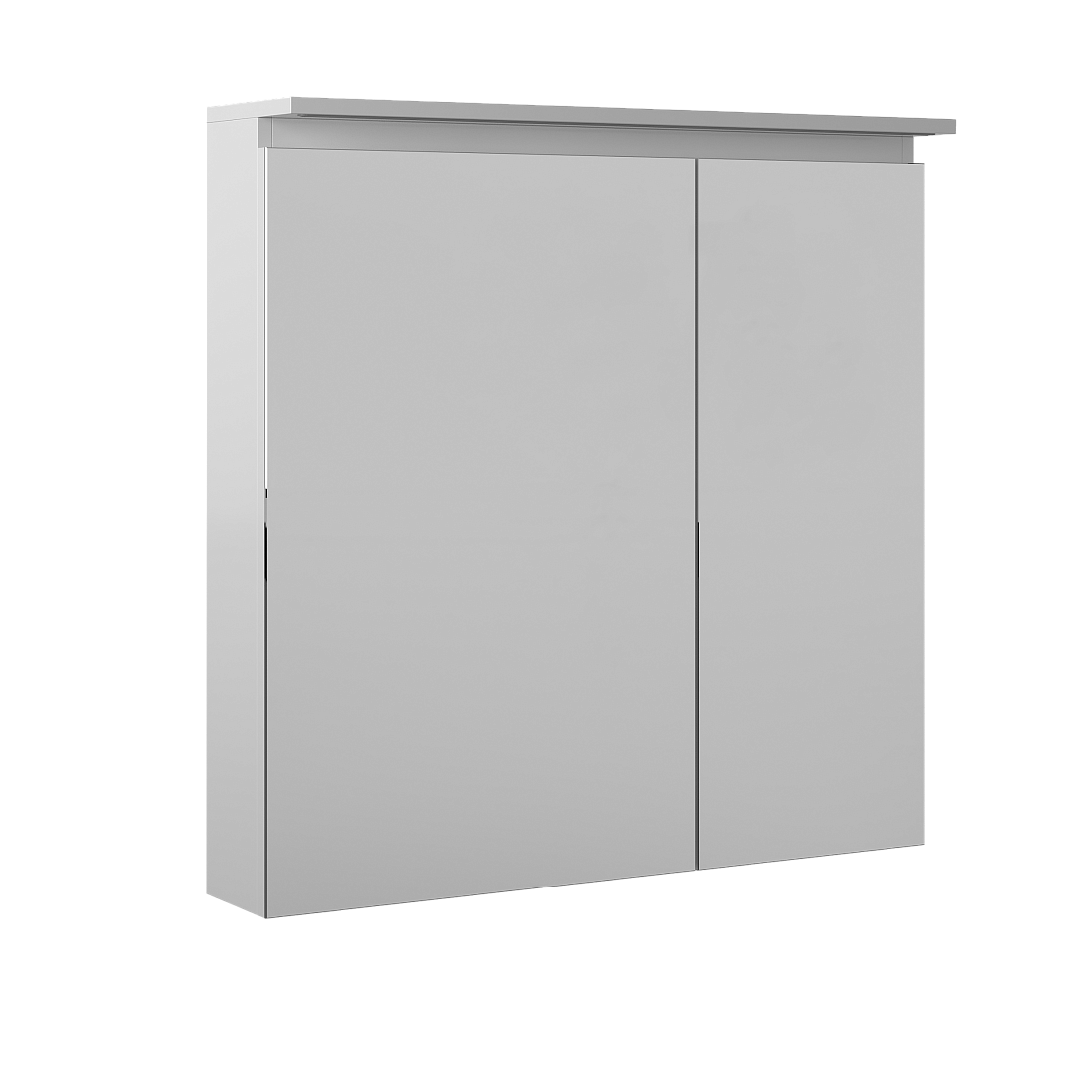 Зеркало-шкаф Briz Сити 80 см, белый глянцевый 232 02-28080-00 00 БЕЛ