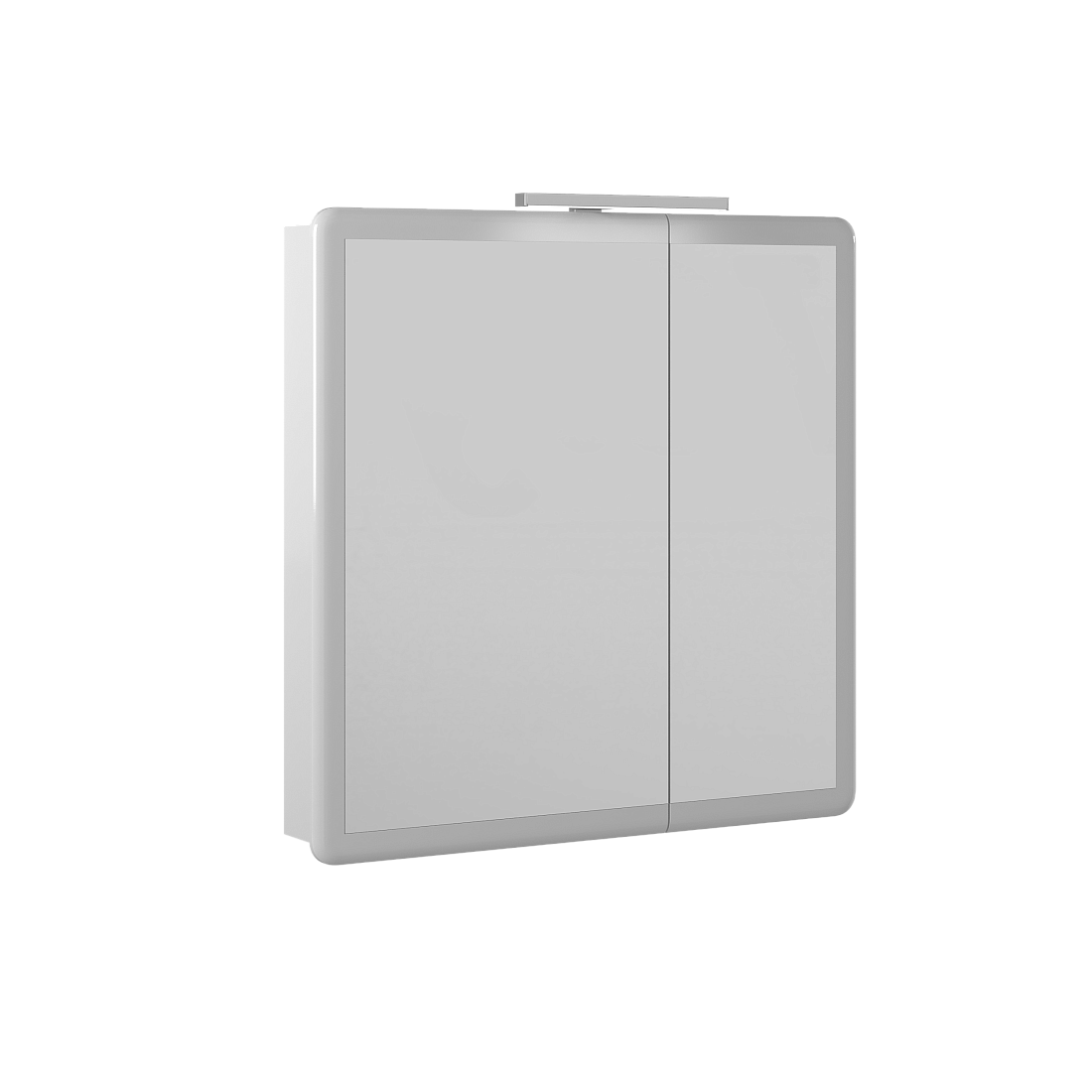 Зеркало-шкаф Briz Эстель 80 см, белый глянцевый 221 02-28080-00 00 БЕЛ