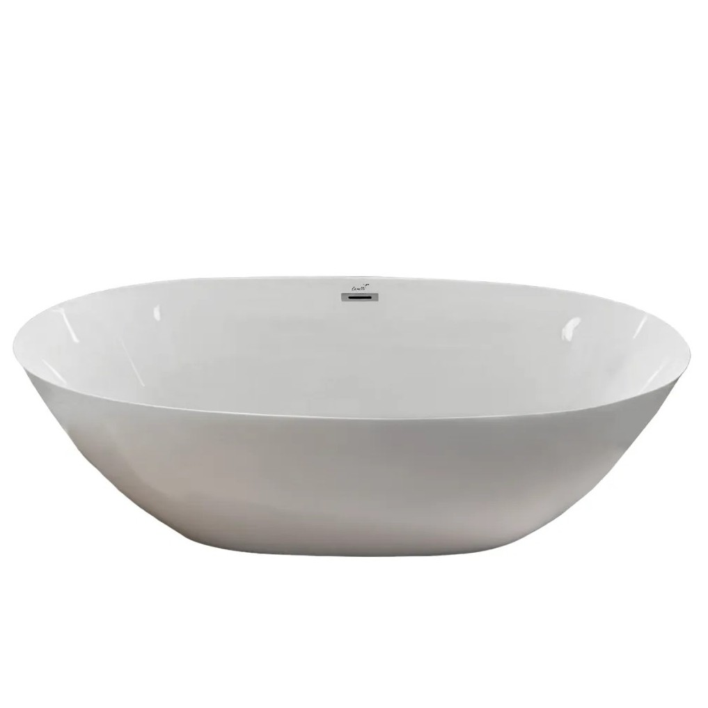 Акриловая ванна Ceruttispa GRETA170 170х80 отдельностоящая, белая глянцевая