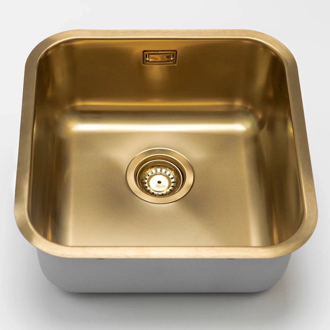 Мойка кухонная Grandex Aqua Select 2003331 44,5х44,5 см, золото