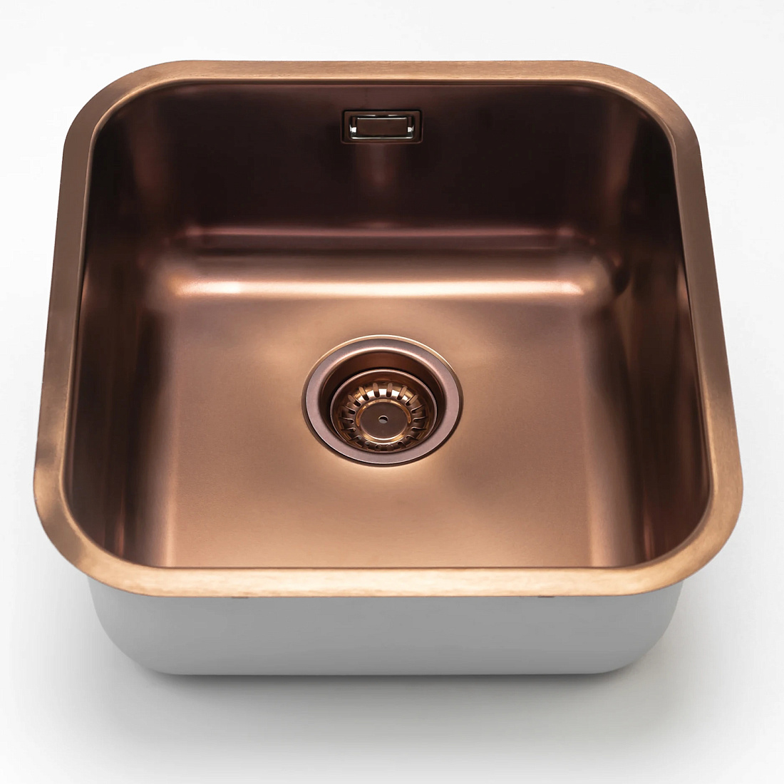 Мойка кухонная Grandex Aqua Select 2003332 44,5х44,5 см, медь
