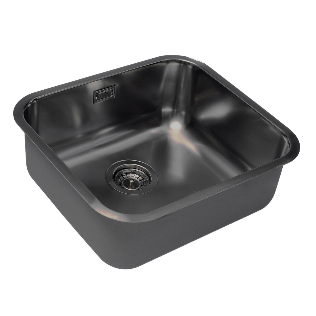 Мойка кухонная Grandex Aqua Select 2003343 49,5х44,5 см, графит