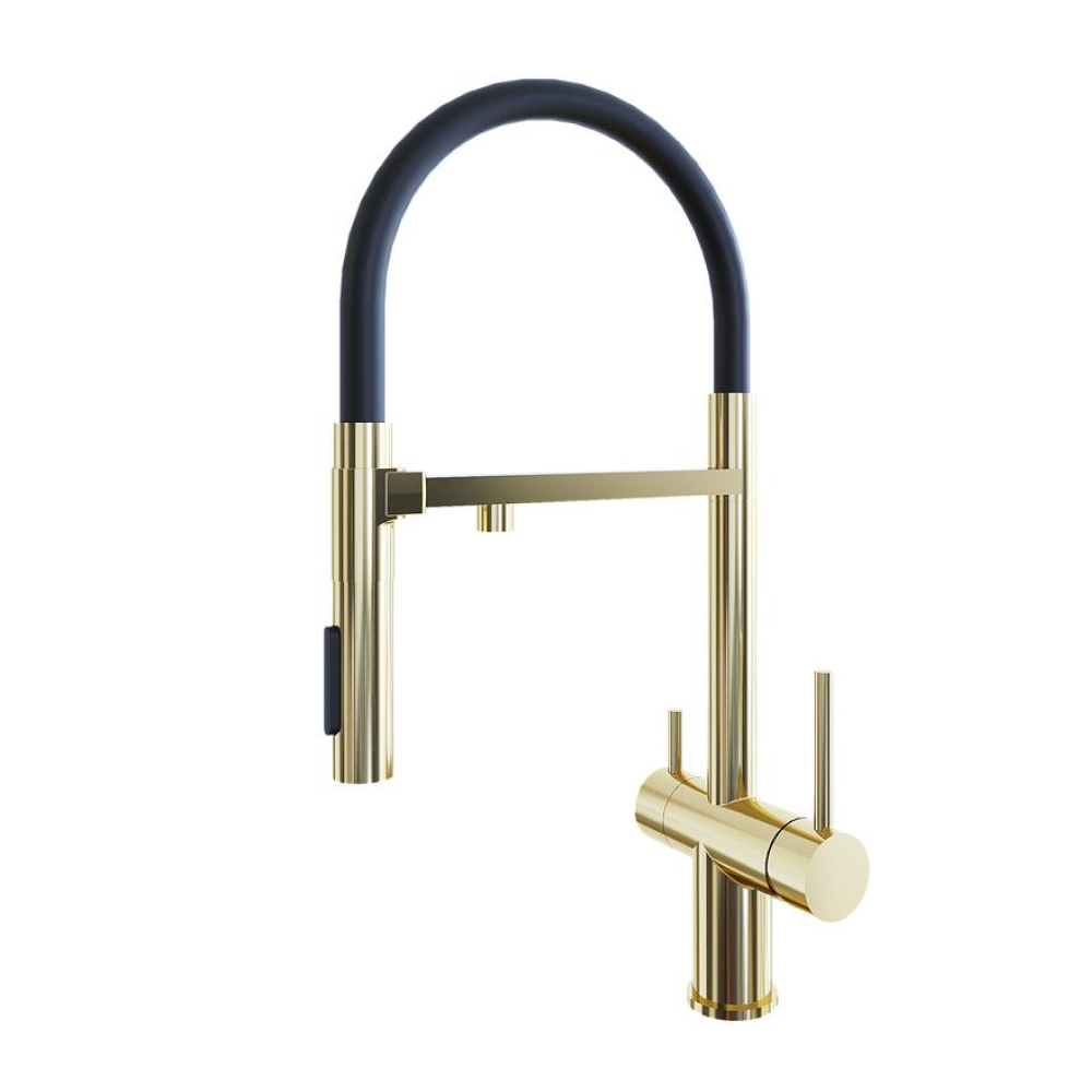 Смеситель для кухонной мойки Grandex Aqua Choice-S 9020151 золото