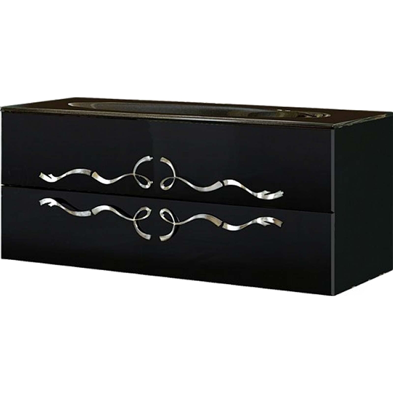 Тумба с раковиной Clarberg Due Amanti 100 черный