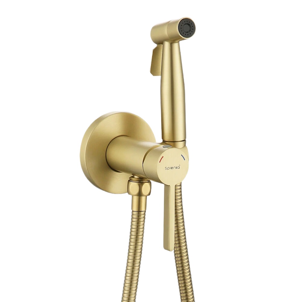 Гигиенический душ Splenka S221.52.03 сатин золотой