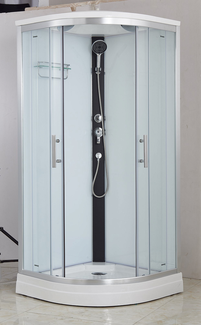 Душевая кабина Imwei XDL-09B 90х90 профиль хром, стекло прозрачное