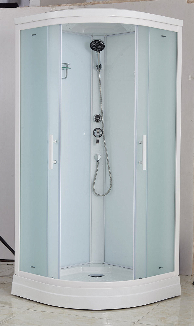 Душевая кабина Imwei XDL-09W 90х90 профиль белый, стекло прозрачное