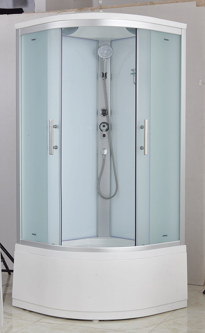 Душевая кабина Imwei XDM-90FH 90х90 профиль хром, стекло прозрачное