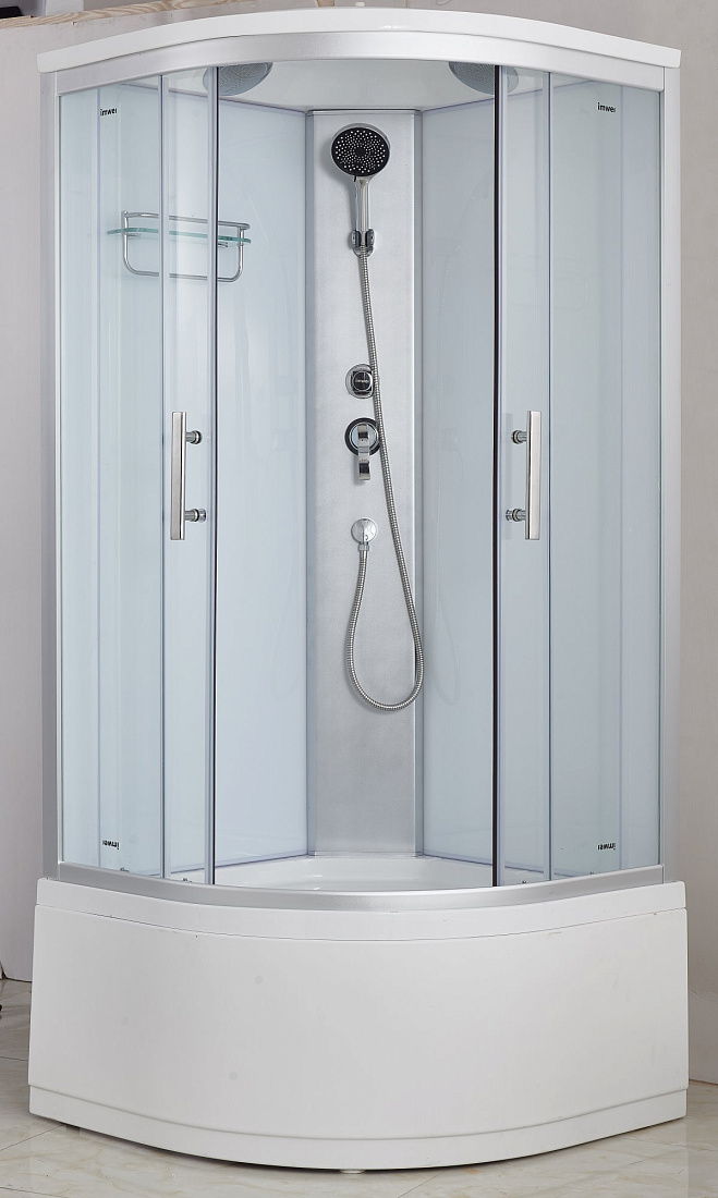 Душевая кабина Imwei XDS-90SC 90х90 профиль хром, стекло прозрачное