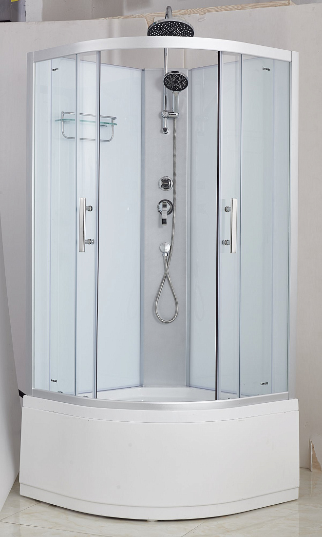Душевая кабина Imwei XS-90CS 90х90 профиль хром, стекло прозрачное