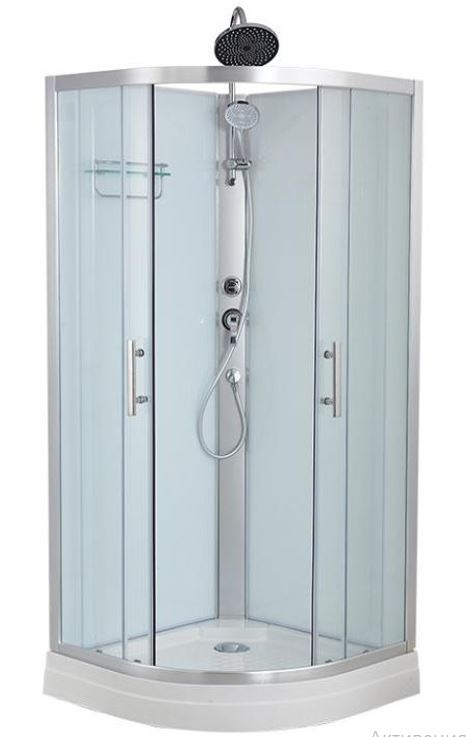 Душевая кабина Imwei XM-09CW 90х90 профиль белый, стекло прозрачное