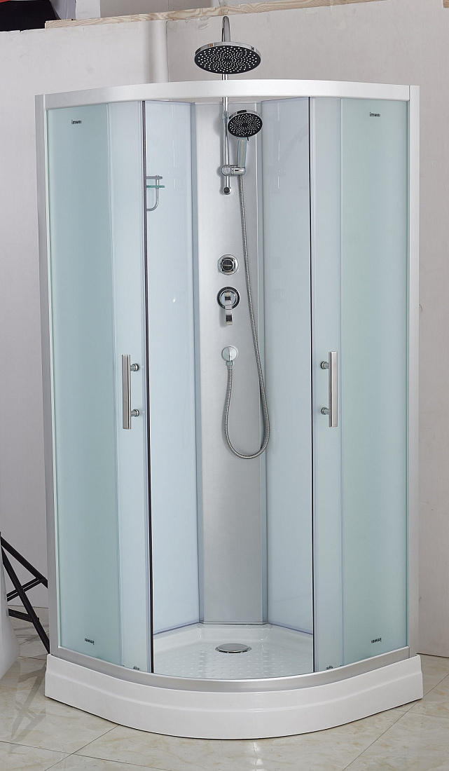 Душевая кабина Imwei XS-09FC 90х90 профиль хром, стекло матовое