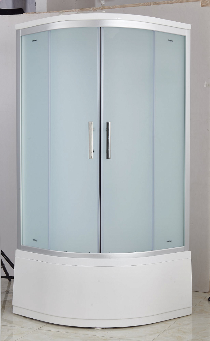 Душевой уголок Imwei YG-9001FS 90х90 с поддоном, стекло матовое, профиль хром