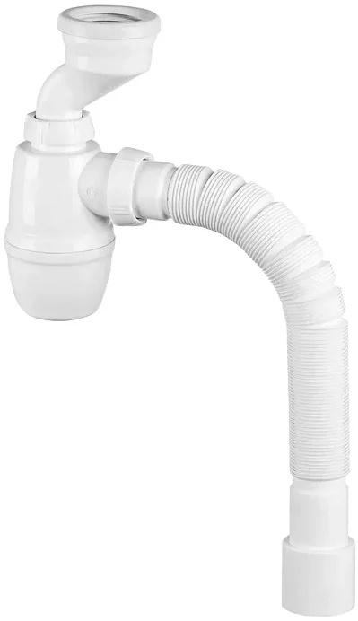Сифон для писсуара Wirquin 30987106 с гибким соединением 40/50 мм