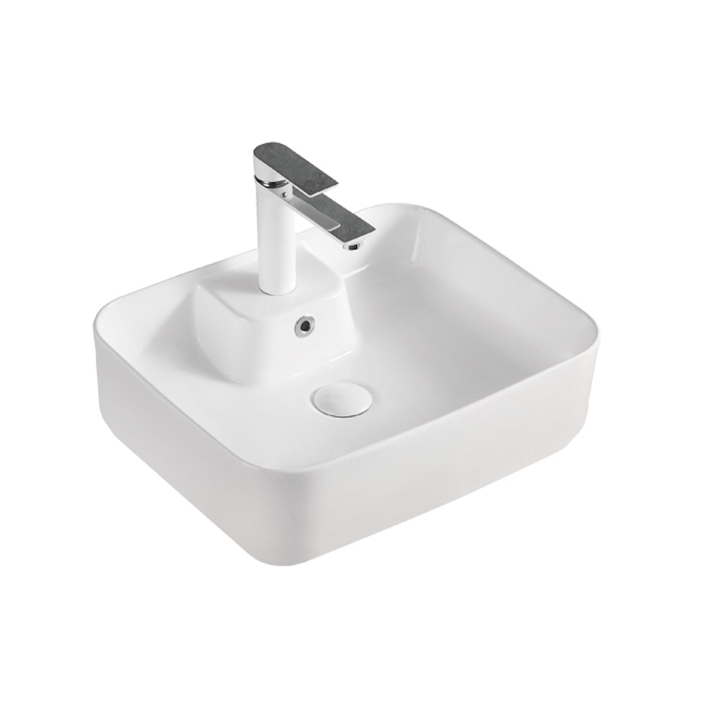 Раковина WesnaArt Kubus 3011-KUB13 52x42 см, белая