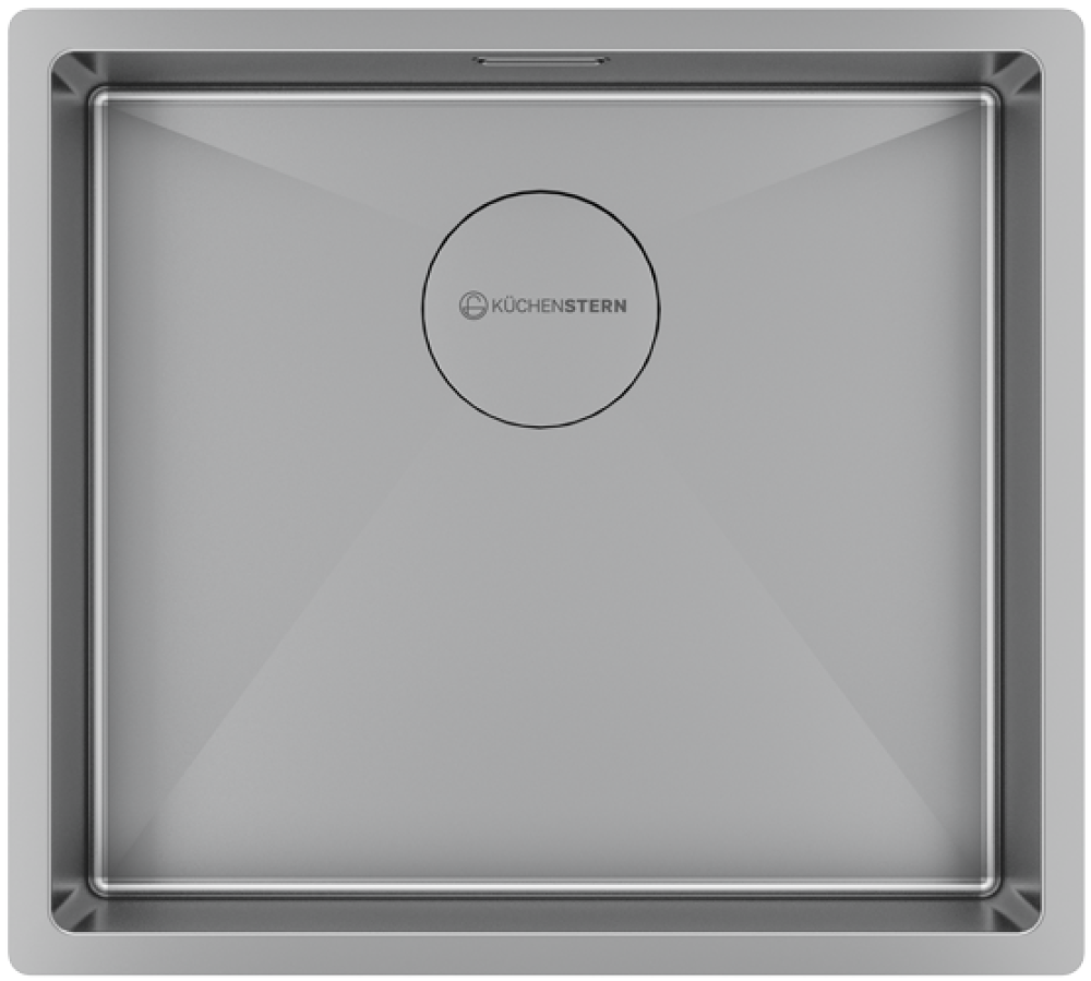 Мойка кухонная KuchenStern KRAFT 50 49х44 см, нержавеющая сталь